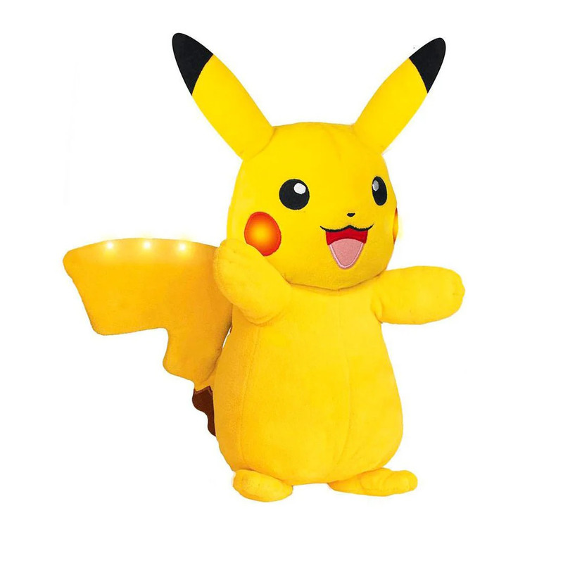 Pokemon Snooze Action - Pikachu Plush - دمية